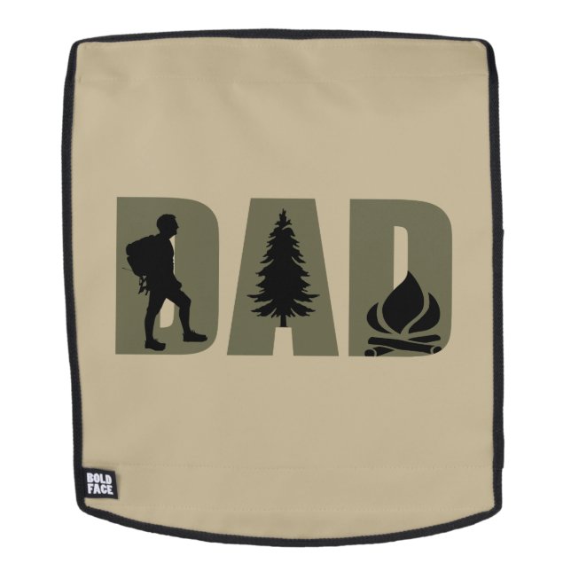 Camping- und Wandervater Rucksack (Abnehmbare Front)