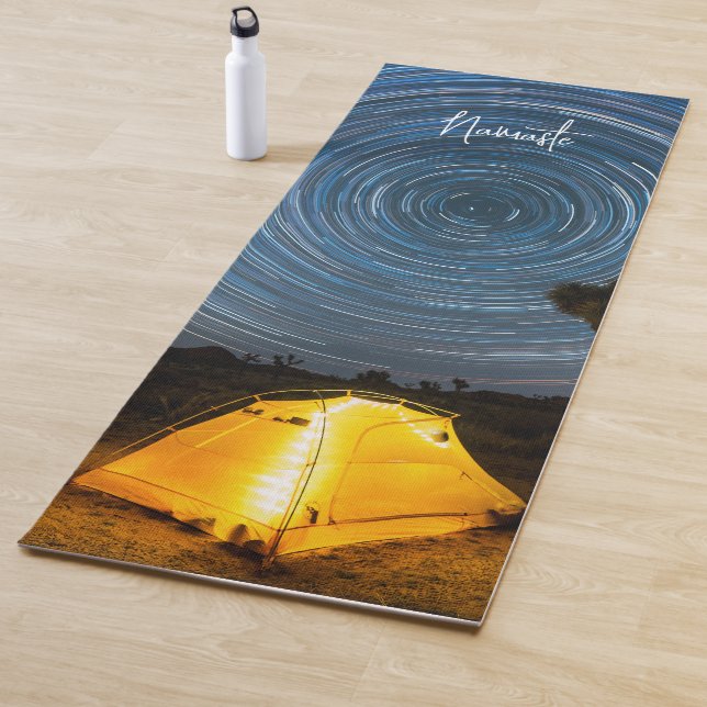 Camping unter den Sternen Yogamatte (Beispiel)