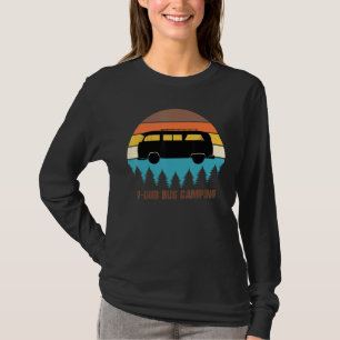 Camping V-Dub Bus Sunset Retro T-Shirt