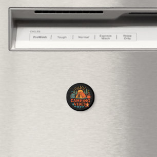 Camping-Vibes-Kreismagnet Magnet