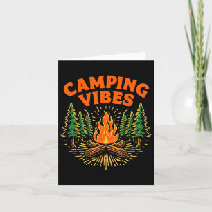 Camping Vibes Nature Lover Camper Karte