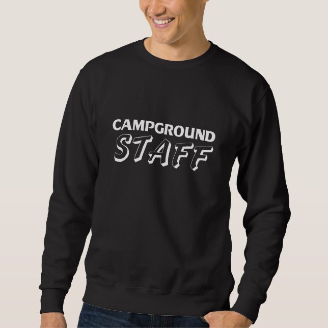 Camping Vintag Campingplatzberater Lehrer Sweatshirt (Vorderseite)