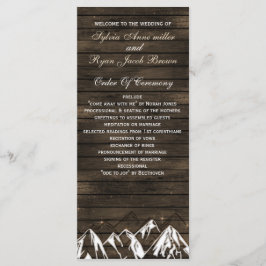 Camping von Barnholz Hochzeitsprogramm für Rustika Programm