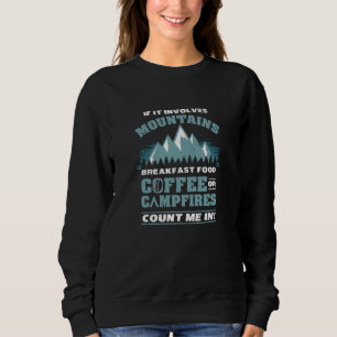 Camping-Wanderkaffee Sweatshirt