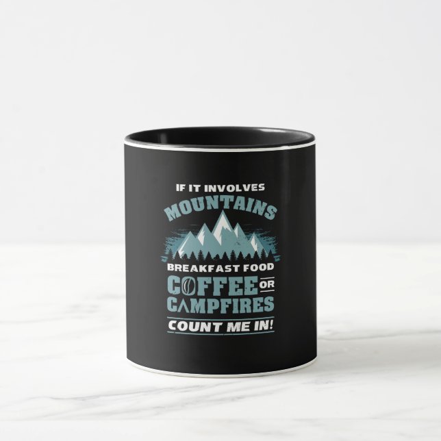 Camping-Wanderkaffee Tasse (Zentrum)
