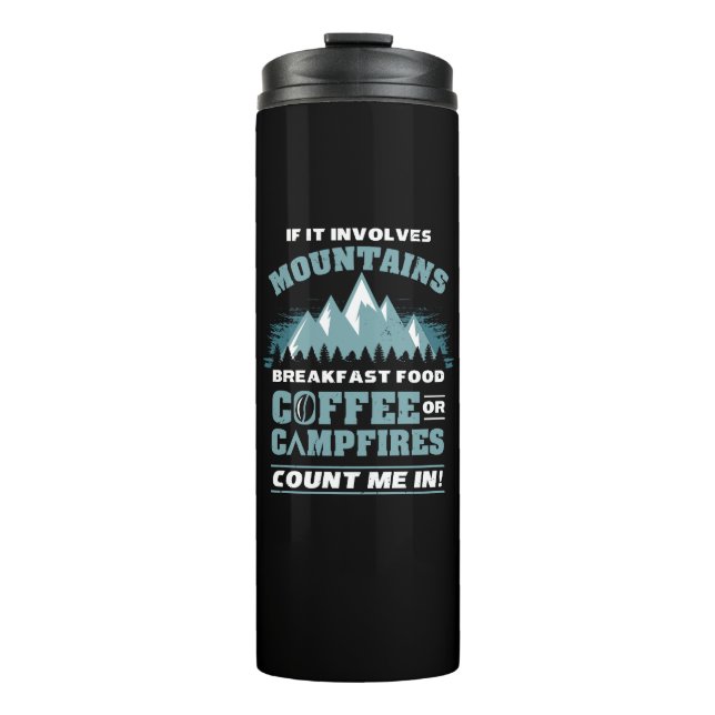 Camping-Wanderkaffee Thermosbecher (Vorderseite)