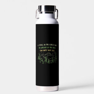 Camping Wandern Gebirge Geschenk Trinkflasche