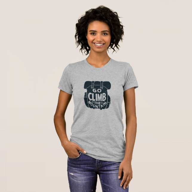 Camping Wandern Im Fünfspänner über den Gotthard T-Shirt (Vorne ganz)