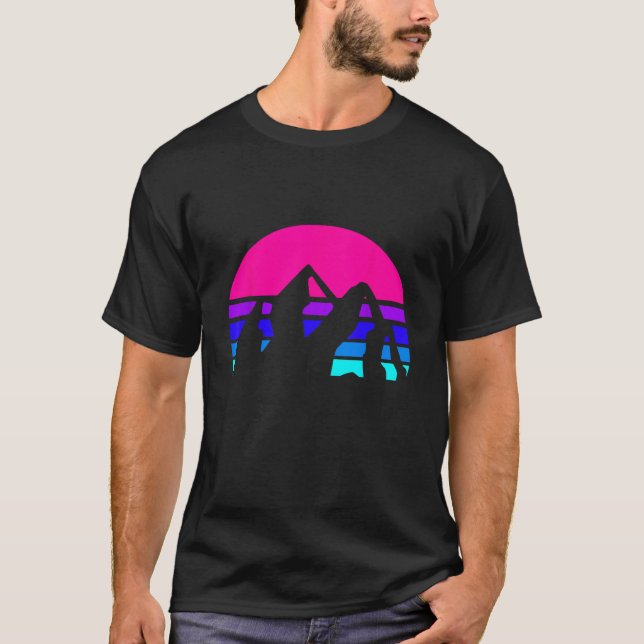 Camping Wandern Männer Frauen Shirt (Vorderseite)