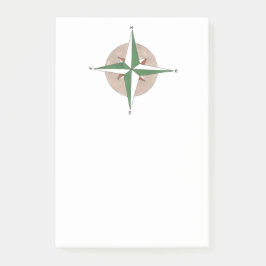 Camping Wandern Outdoor Summer Camp Kompass Post-it Klebezettel