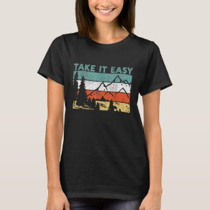 Camping Wandern Pfadfinder Retro T-Shirt