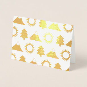 Camping Wandern Sonnenberg Bäume Wälder Außenberei Folienkarte