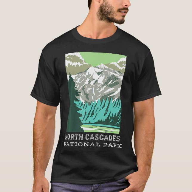 Camping Wandern T-Shirt (Vorderseite)