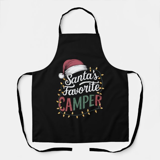 Camping Weihnachten Weihnachten Weihnachten Weihna Schürze (Vorderseite)