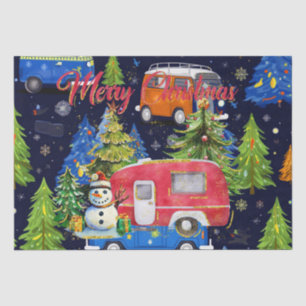 Camping Weihnachts Themencampingplatz Seidenpapier