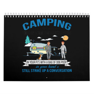 Camping, wenn Sie Geschenke für Spaziergänger lauf Kalender