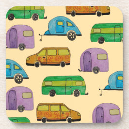 Camping-Wohnwagen Getränkeuntersetzer
