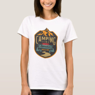 Camping Zeit Das Abenteuer beginnt T-Shirt