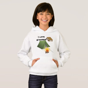 Camping Zelt, Campfire, S'mores Hoodie