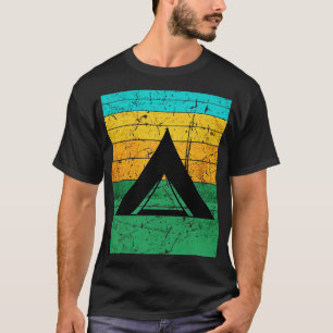 Camping Zelt Camping Retro 2 T-Shirt