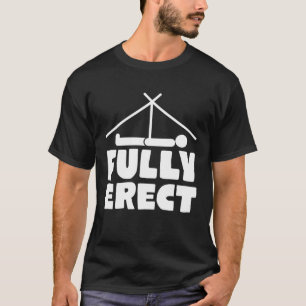 Camping Zelt vollständig errichtet - lustige Campi T-Shirt