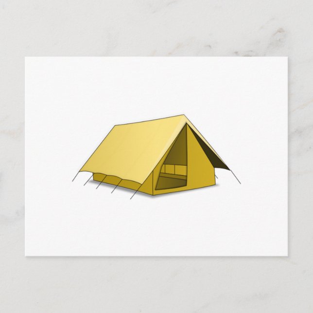 Camping Zent Postkarte (Vorderseite)