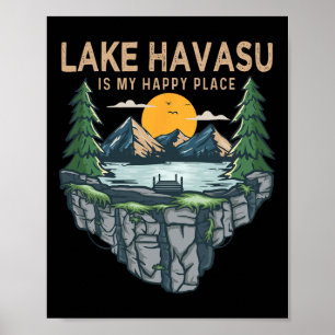 Camping zum Angeln - Mein glücklicher Platz am Hav Poster
