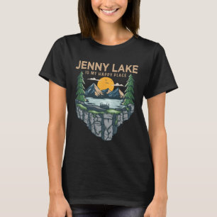 Camping zum Angeln - Mein glücklicher Platz Jenny T-Shirt