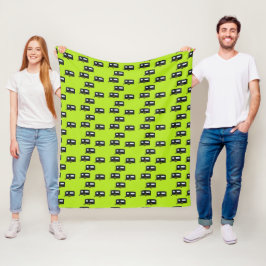 Campinganhänger auf grün fleecedecke