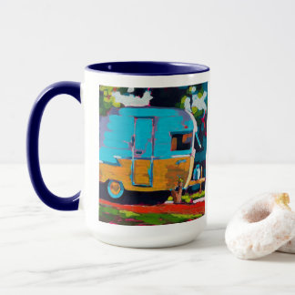 Campingbus-Gemälde - Geschenk für Camping-Enthusia Tasse