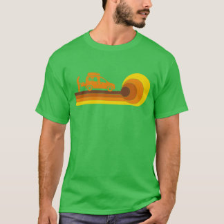 CampingCamper MikrocamperReiseWohnwagen 70er 80er  T-Shirt