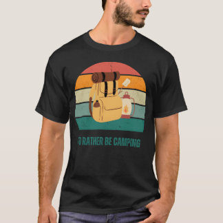Campingliebhaber Camping Leben lustig T-Shirt