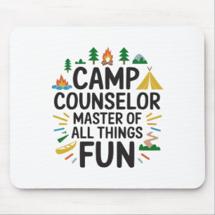 Campingliebhaber Outdoor Naturliebhaber Camp Couns Mousepad
