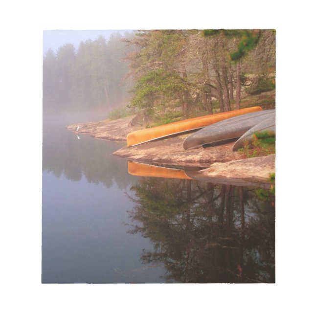 Campingplatz Foggy Canoe, Kawnipi-See, Notizblock (Vorderseite)