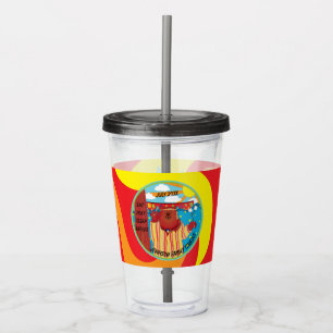 Campingplatz Groovy Bären Kinder Tumbler Acryltrinkbecher