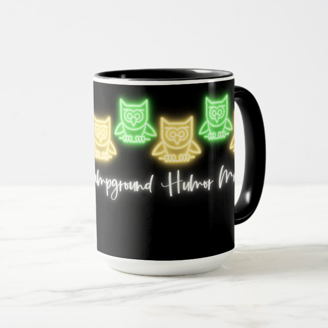 Campingplatz Humor Tasse (VorderseiteRechts)