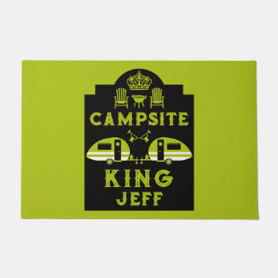 Campingplatz King Geschenke für Campinggäste Fußmatte
