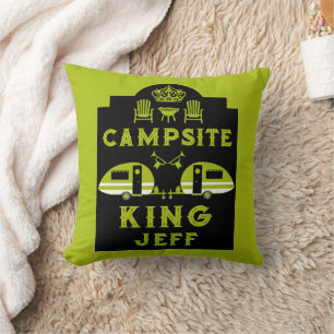 Campingplatz King Geschenke für Campinggäste Kissen