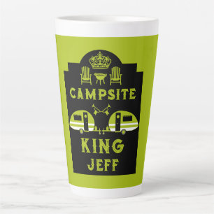 Campingplatz King Geschenke für Campinggäste Milchtasse