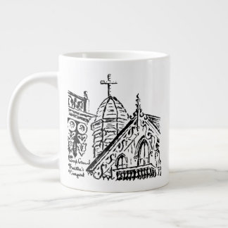 Campingplatz-Motiv von Babbie - Martha's Vineyard Jumbo-Tasse