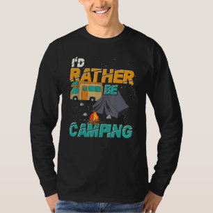 Campingplatz Zeltfeuer Camper Campingplatz Außerha T-Shirt