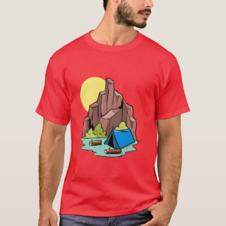 Campingplatz Zeltplatz Camping Geschenk T-Shirt