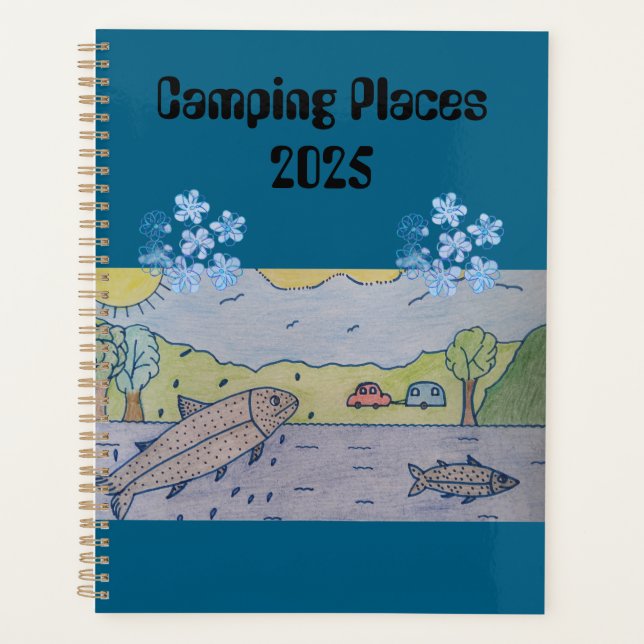 Campingplätze 2025 planer (Vorderseite)