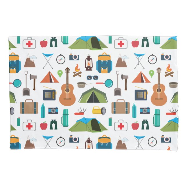 Campings-Gang-Ikonen Kissenbezug (Vorderseite)