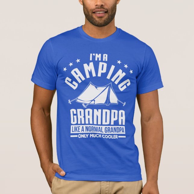 Campings-Großvater T-Shirt (Vorderseite)