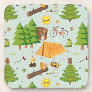 Campings-Muster Untersetzer