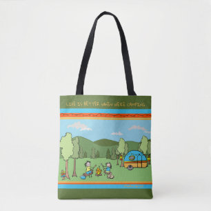 Campings-Tasche - das Leben ist besser, wenn wir Tasche