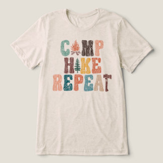 Campingurlaub wiederholen Tri-Blend shirt