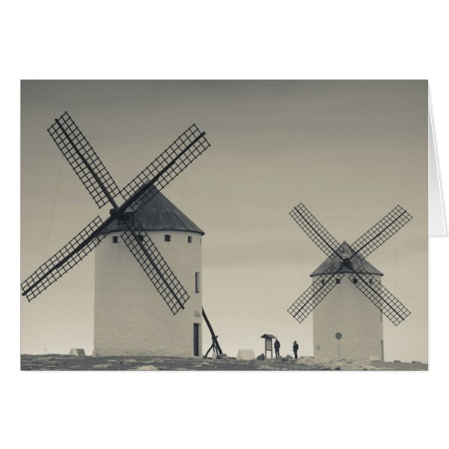 Campo de Criptana, antike Windmühlen La Mancha (Vorderseite (Horizontal))