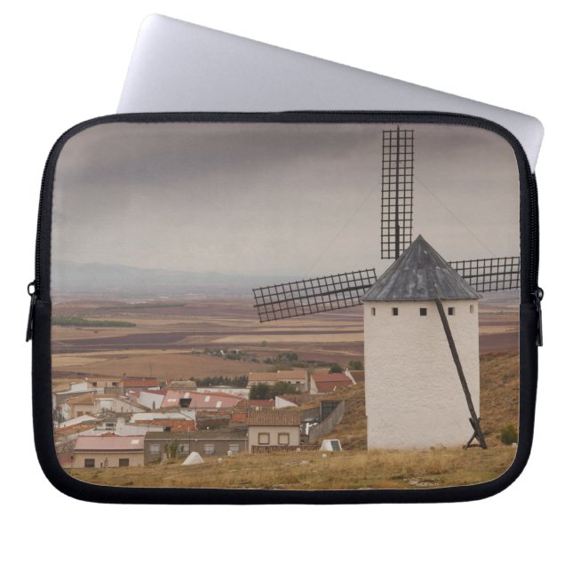 Campo de Criptana, antike Windmühlen La Mancha Laptopschutzhülle (Vorderseite)